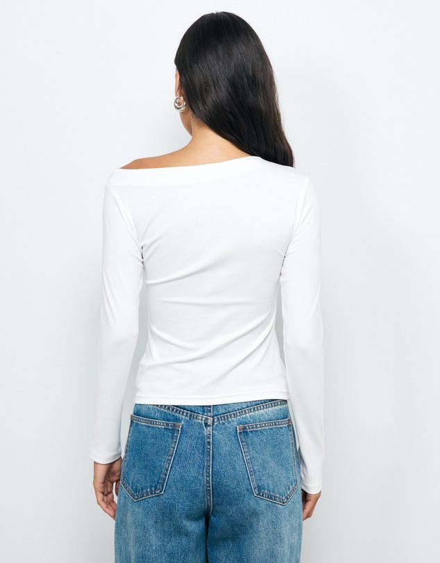 AERE - Off Shoulder Cotton Jersey Top