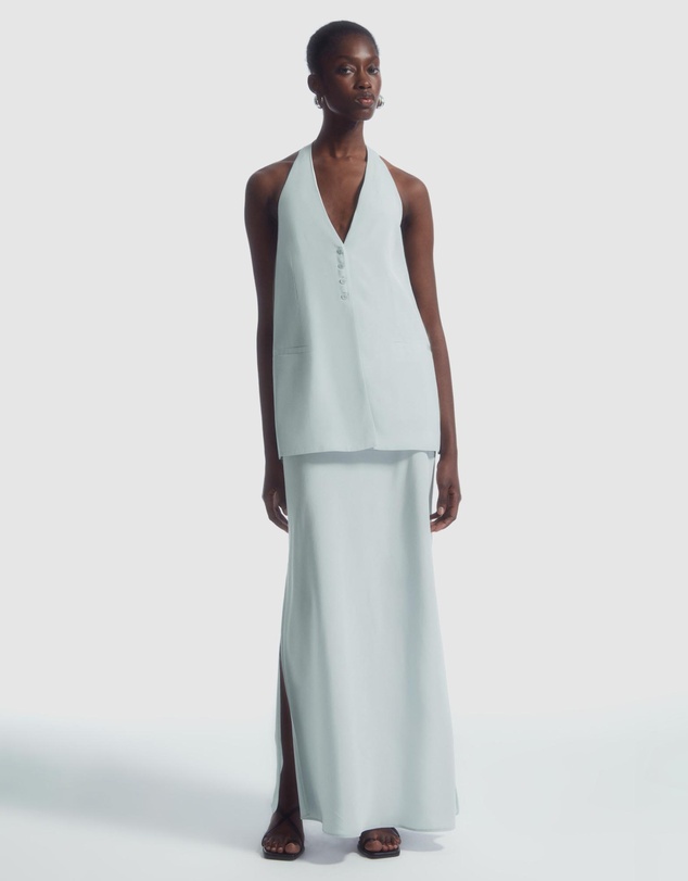 COS - Longline Waistcoat Halterneck Top