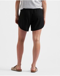 Ripe Maternity - Byron Shirred Linen Short