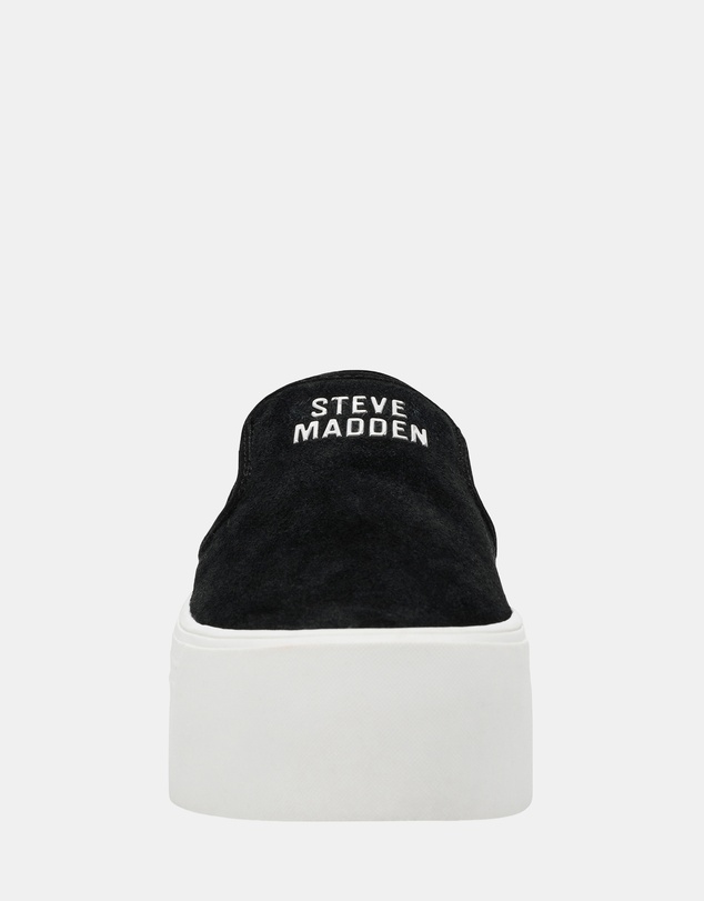 Steve Madden - Clifftop Black Suede Sneakers