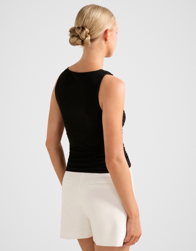 Forever New - Pippa Ruched Boat Neck Top