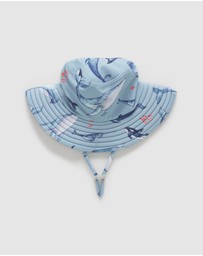 Purebaby - Broad Brim Swim Hat -Kids-Babies