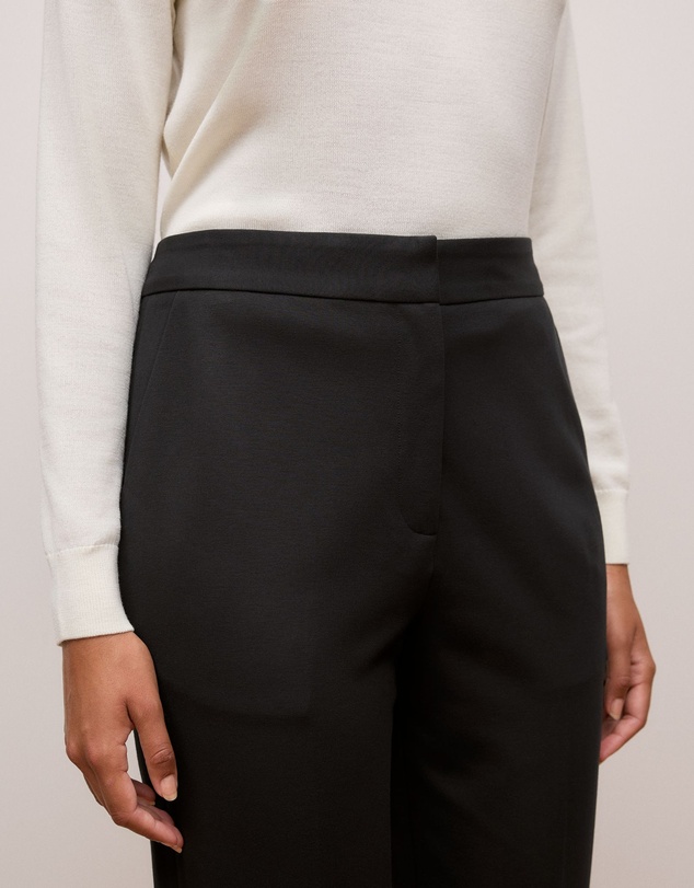 Trenery - Ponte Tailored Slim Pant in Black