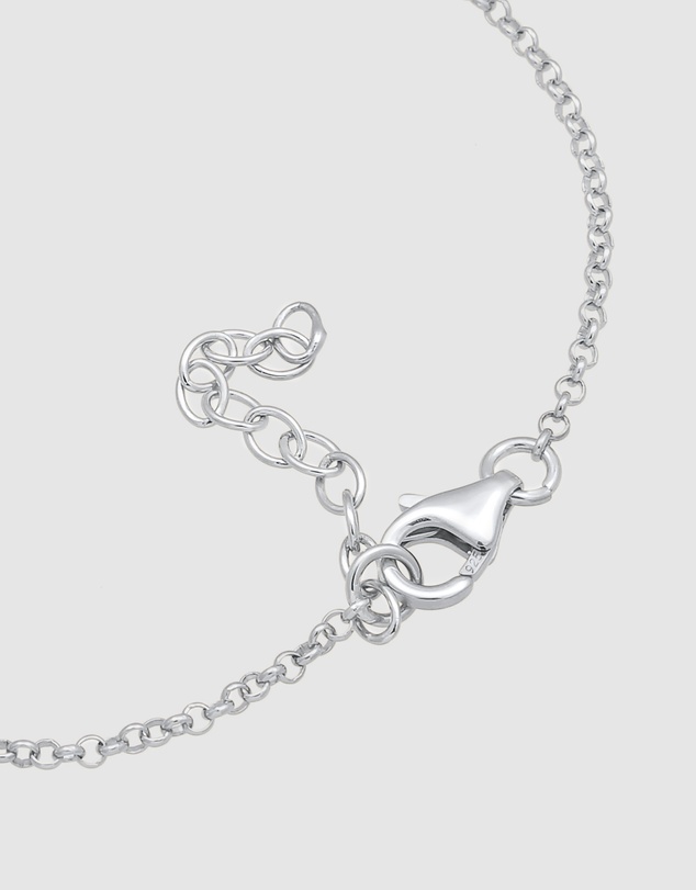 Elli Jewelry - Bracelet Chain Astro Star Pendant Basic in 925 Sterling Silver