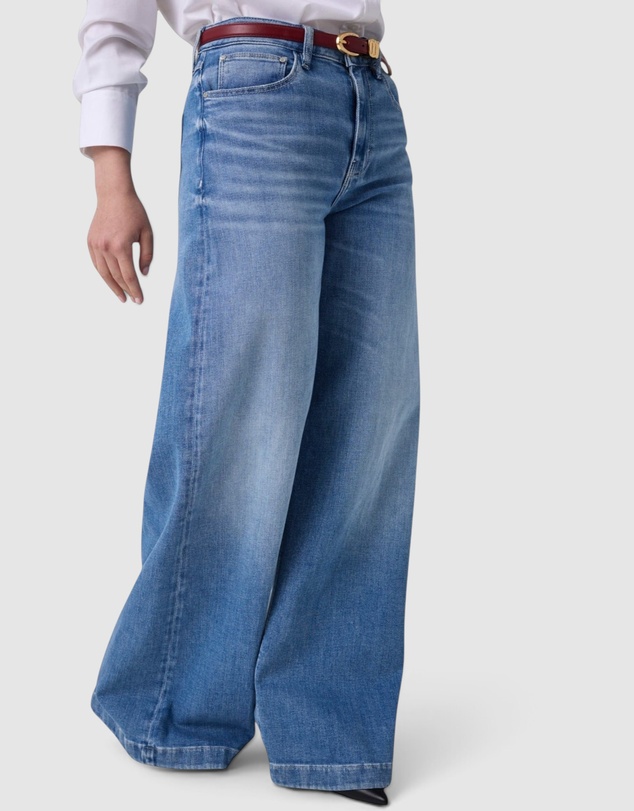 GUESS - High-Rise Bellagio Wide Leg Jeans