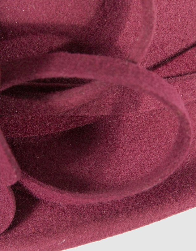 Max Alexander - Winter Felt Wine Cloche Hat