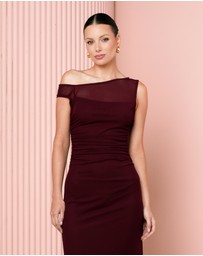 Azzurielle - Yanet One Shoulder Maxi Dress