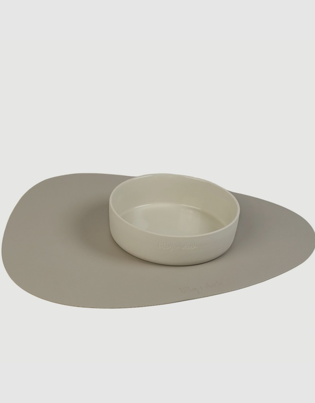 Lilly + Dash - Dog Food Water Ceramic Bowl
