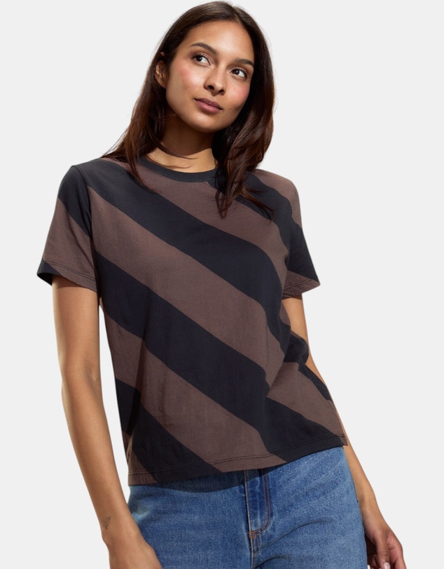 Cynthia Rowley - Diagonal Stripe Tee