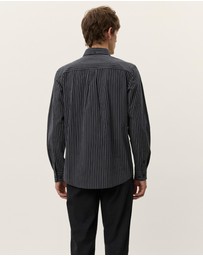 Les Deux - Kent Stripe Poplin Shirt