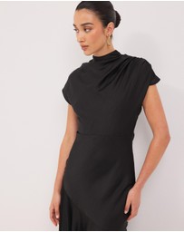 Calli - Easton Satin Midi Dress