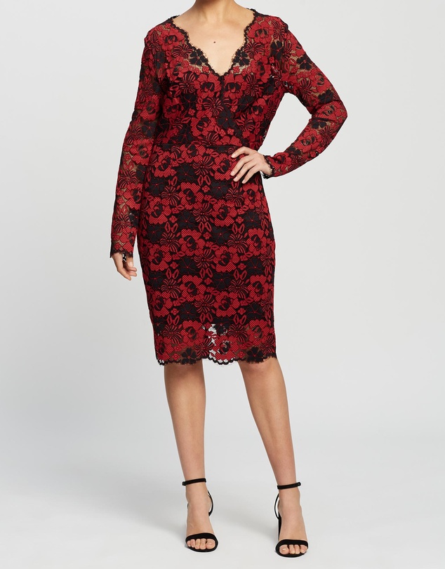 Pink Ruby - Alana Sleeve Dress