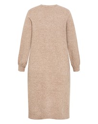 City Chic - Plus size Eleni Cardigan Midi Dress - taupe marle