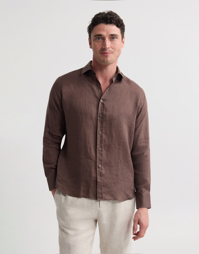Oxford - Cooper Ls French Linen Shirt