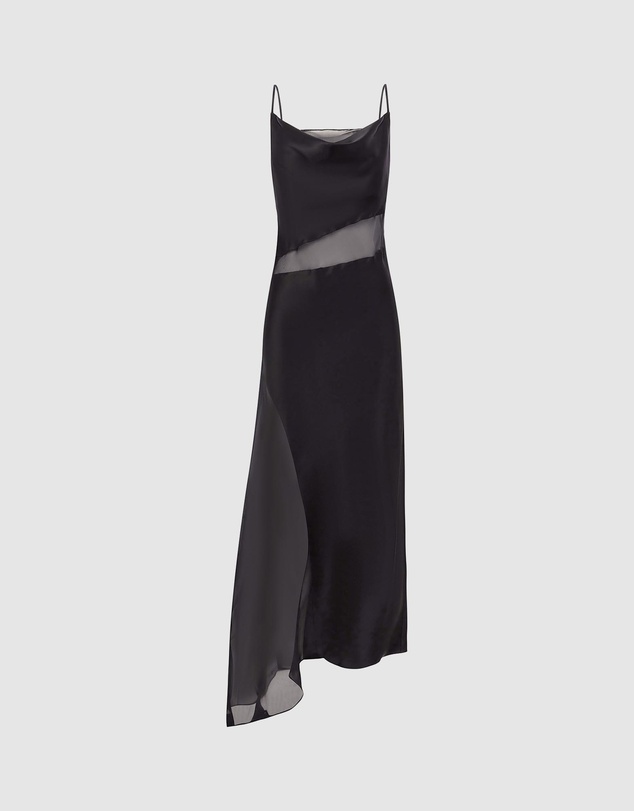 Shona Joy - Iza Asymmetrical Draped Maxi Dress