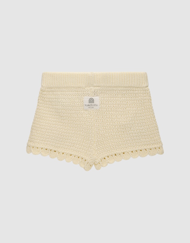 Kynd Baby - Crochet Short in Coconut