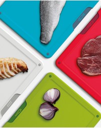 Joseph Joseph - Folio™ Icon 4-piece Regular Chopping Board Set with Storage Case (Multicolour)
