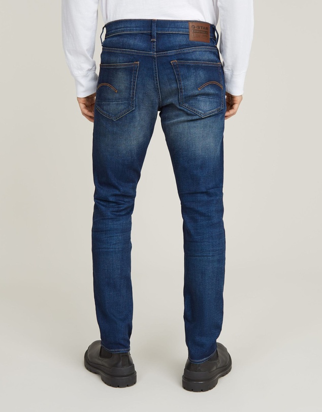 G-Star - 3301 Slim Worker Blue Faded