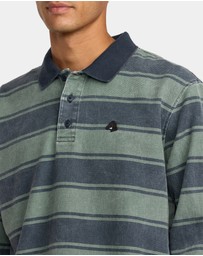 RVCA - Mens KSL Polo Long Sleeve Shirt