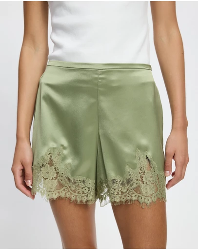 Reformation - Fern Satin Shorts