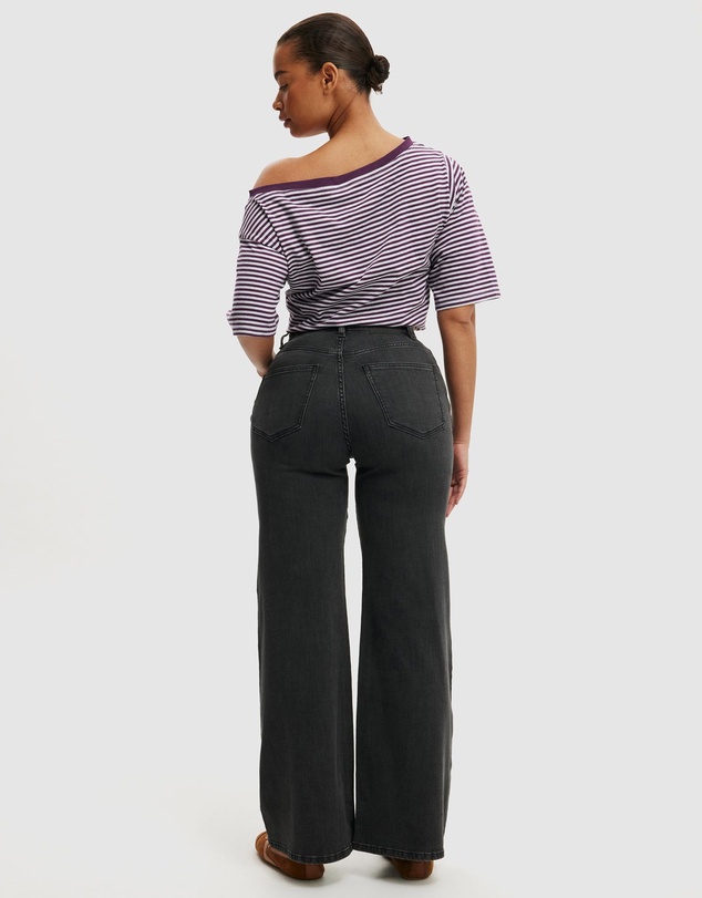 Cotton On - Curvy Stretch Wide Jeans