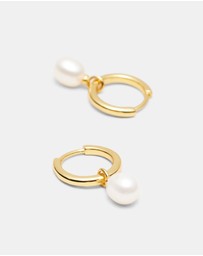 MIMCO - Purete Charm Hoop Earrings