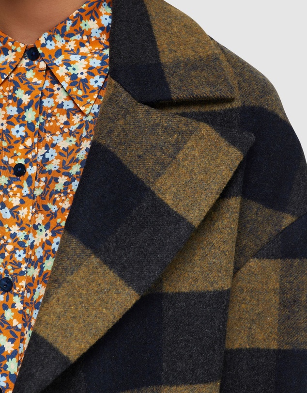 Oxford - Anna Wool Rich Check Coat