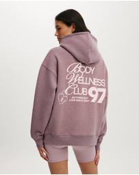 Cotton On Body Active - Plush Premium Graphic Hoodie