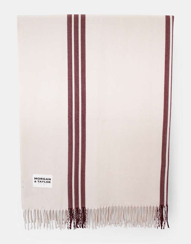 Morgan & Taylor - Freya Throw Blanket in Beige