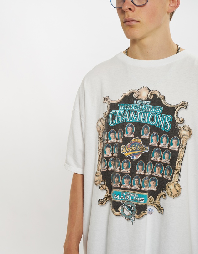 Vintage by The Real Deal - Pre Loved - 1997 MLB Florida Marlins Tee
