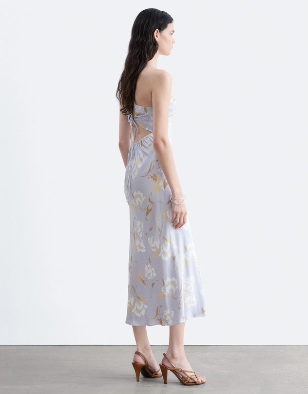 & Other Stories - Satin Slip Midi Dress