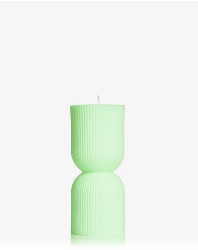XRJ Celebrations - Spice Midi Candle Pastel Green