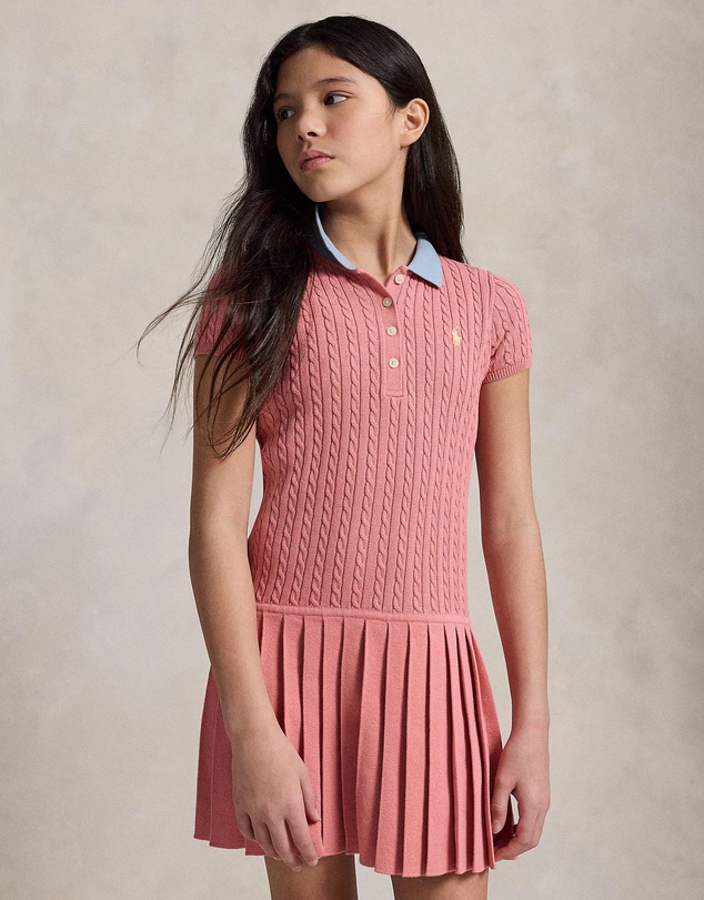 Polo Ralph Lauren - Mini-Cable Cotton Sweater Dress - Teens
