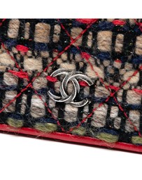 Pre-Loved by Azura Reborn - Pre-Loved CC Quilted Tweed Wallet On Chain