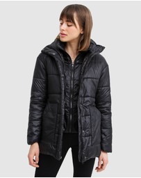 Belle & Bloom - Moonrise Belted Puffer Jacket