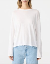 Bassike - Slouch Superfine Long Sleeve T-Shirt