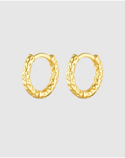 HOUSE OF SLANI - Valeria Textured Hoops