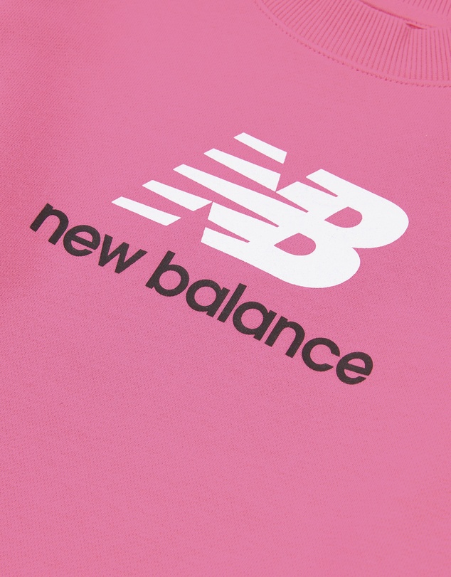 New Balance - French Terry Stacked Logo Crew