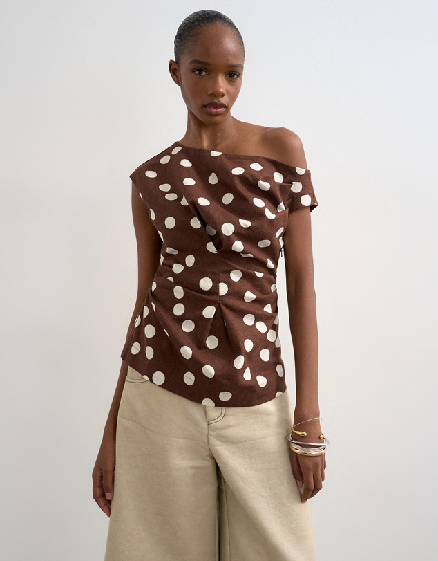 TOPSHOP - Casa Cinched Waist Top