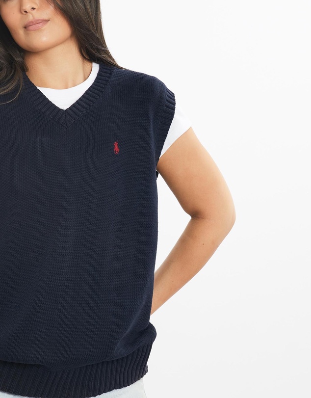 Vintage by The Real Deal - Pre Loved - Vintage 90s Polo Ralph Lauren Knit Sweater Vest