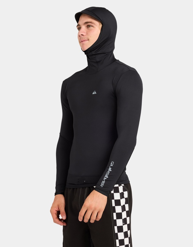 Quiksilver - Mens Highline Hooded Long Sleeve Rashguard