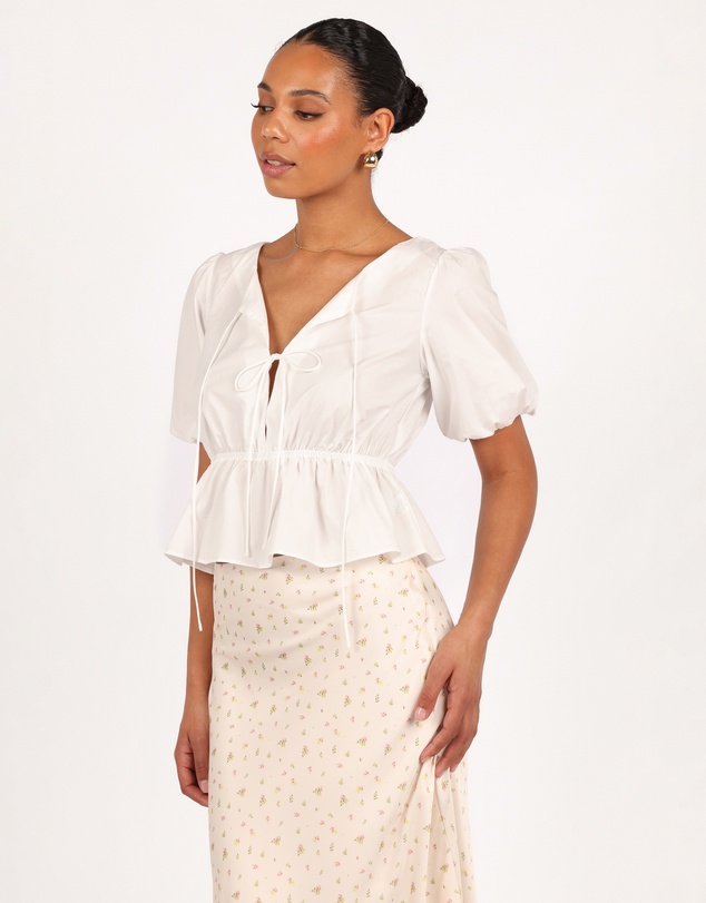 Petal & Pup - Pippi Top - Cloud White