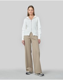 DRICOPER DENIM - Clara Ivory Rib Knit Top