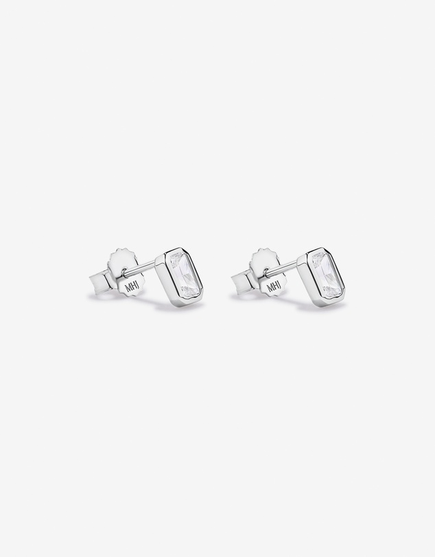 Michael Hill - 19cm Radiant-Cut Cubic Zirconia Bracelet and Stud Earring Gift Set in Sterling Silver