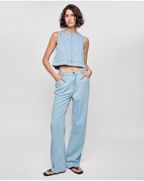 Staple the Label - Amelia Chambray Top