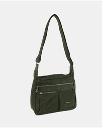 Pierre Cardin - Pierre Cardin Nylon Anti-Theft Cross Body Bag