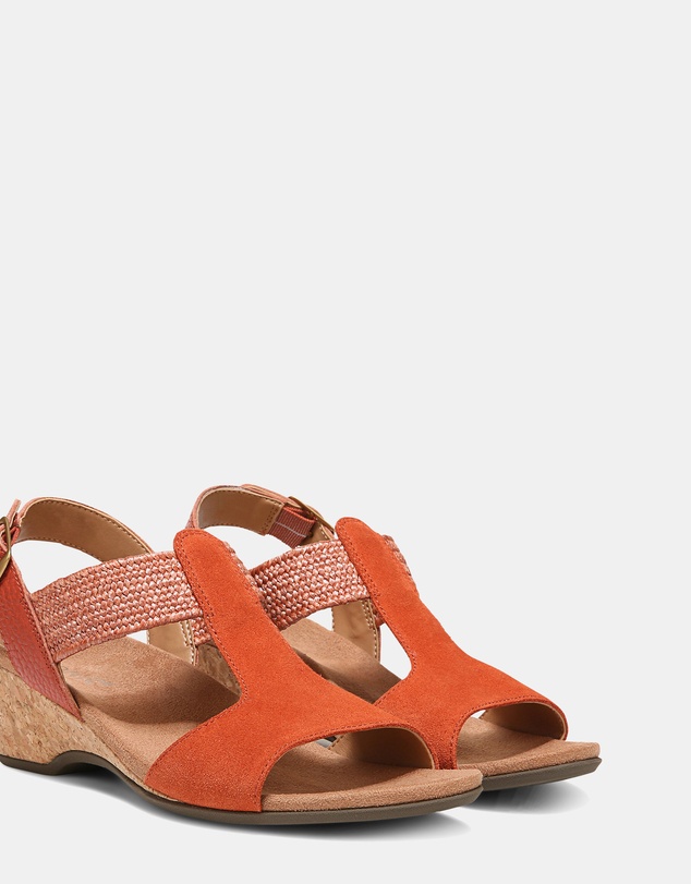 Vionic - Kaytie Wedge Sandal - Clay