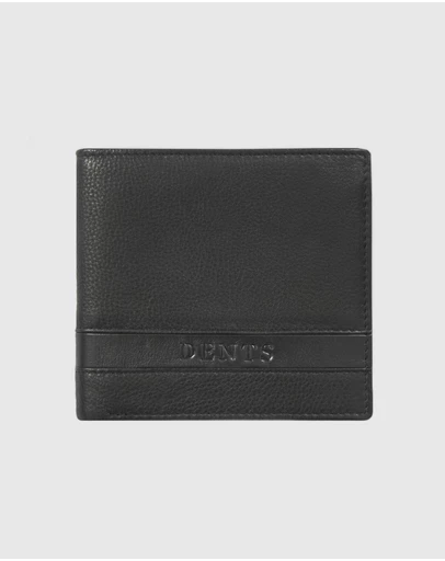 DENTS - Pebble Grain Leather Bifold Wallet with RFID Blocking