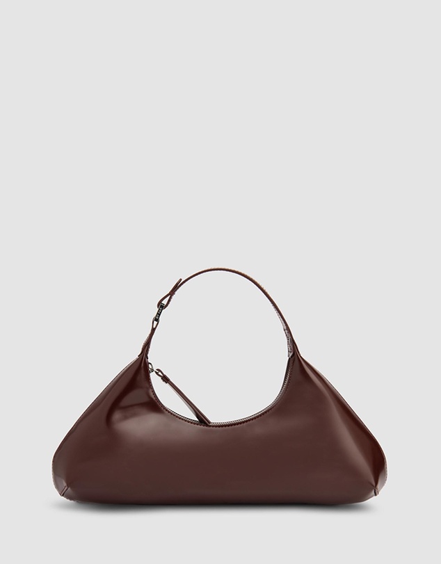 By Far - Amberette Semi Patent Leather Bag