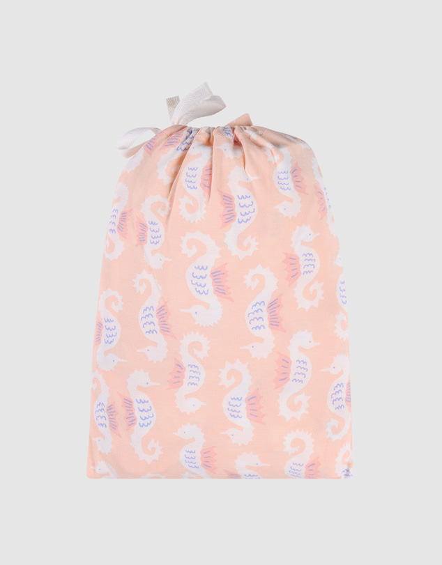 Kynd Baby - Fitted Cot Sheet in Seahorse